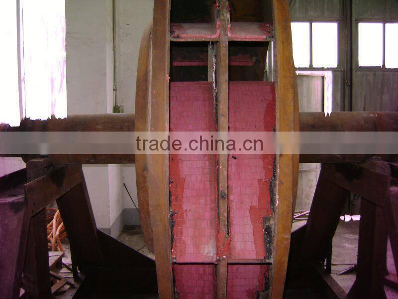 Mining impact&wear resistant 95% alumina ceramic lining fan impeller