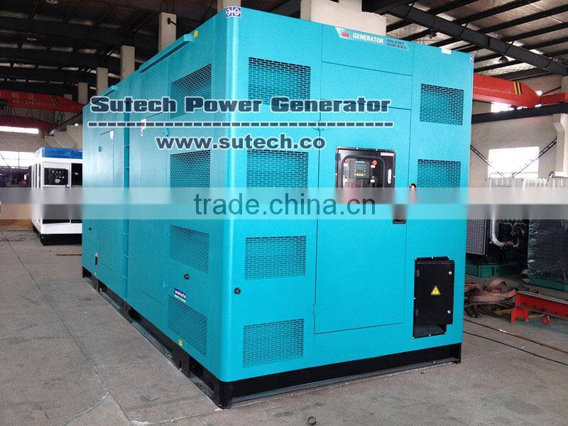 Fast delivery 750 Kva soundproof generator powered by Cummins KTA38-G2 engine