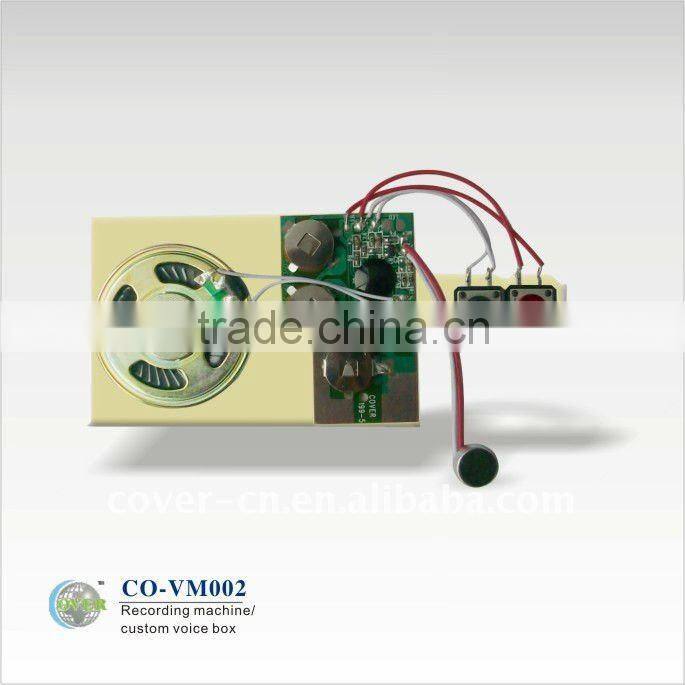 Promotional greeting card sound module/voice chips