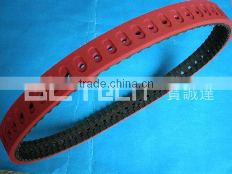 Special timing belt for packing machine