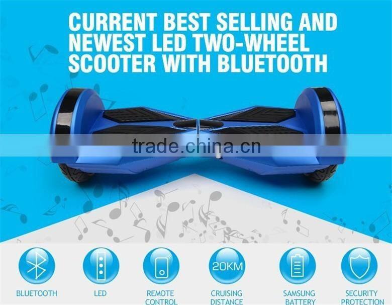 8inch balance scooter two wheel hoverboard electric with samsung