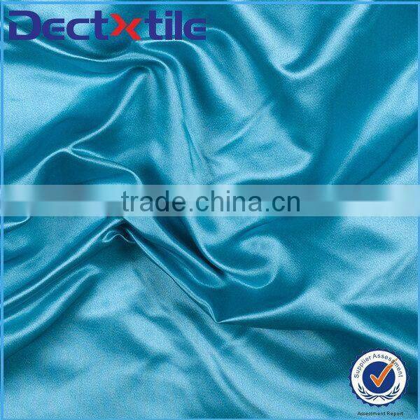 Hot selling stretch satin fabric/spandex satin fabric/elastic satin fabric