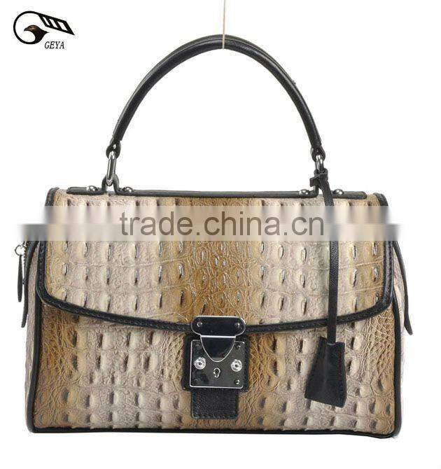 2012 new style Lady mini croco skin pu bag handbags fashion!