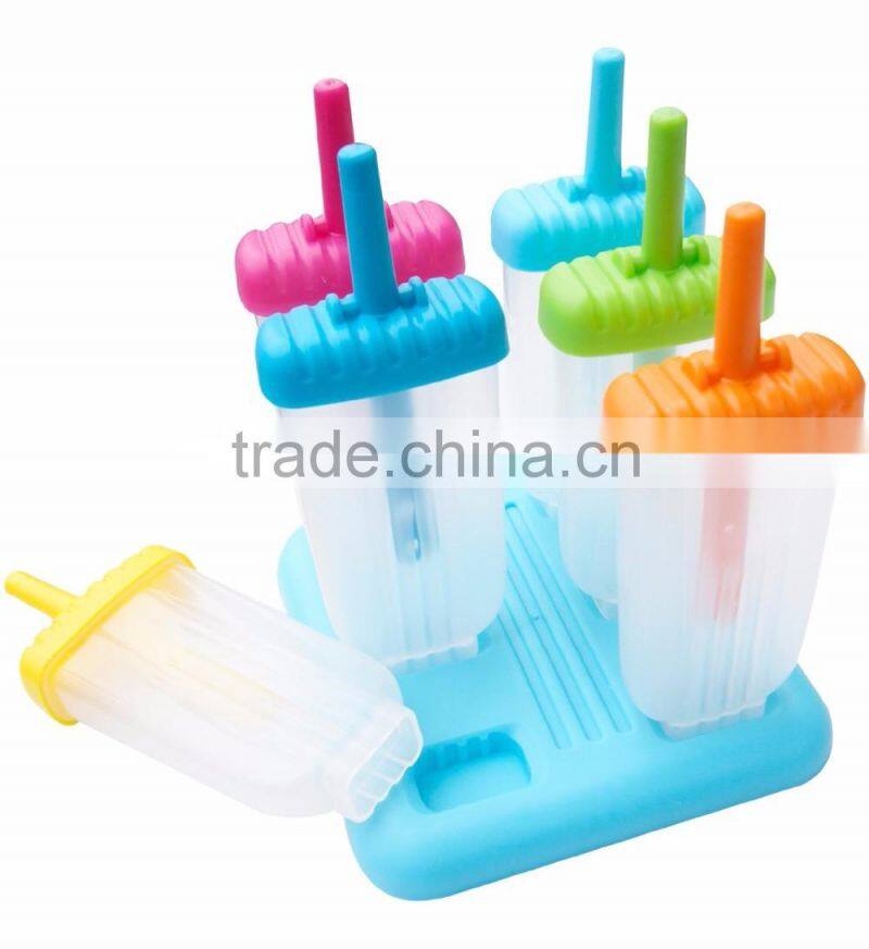 6 Pack Silicone Popsicle Ice Pop Molds popsicle mold Silicone ice lolly mould
