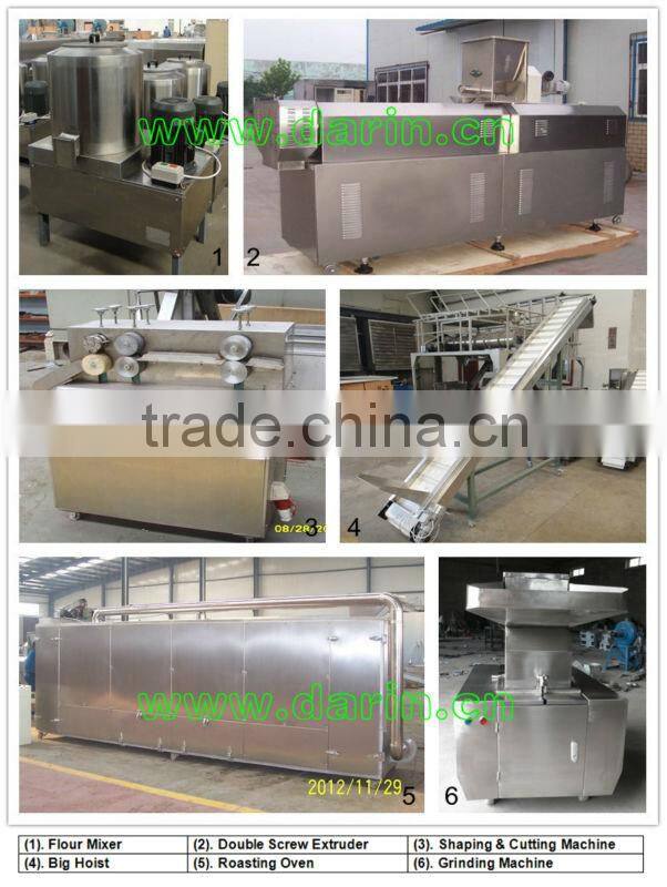 CE Certified Granuled Bread Crumb Processing Line