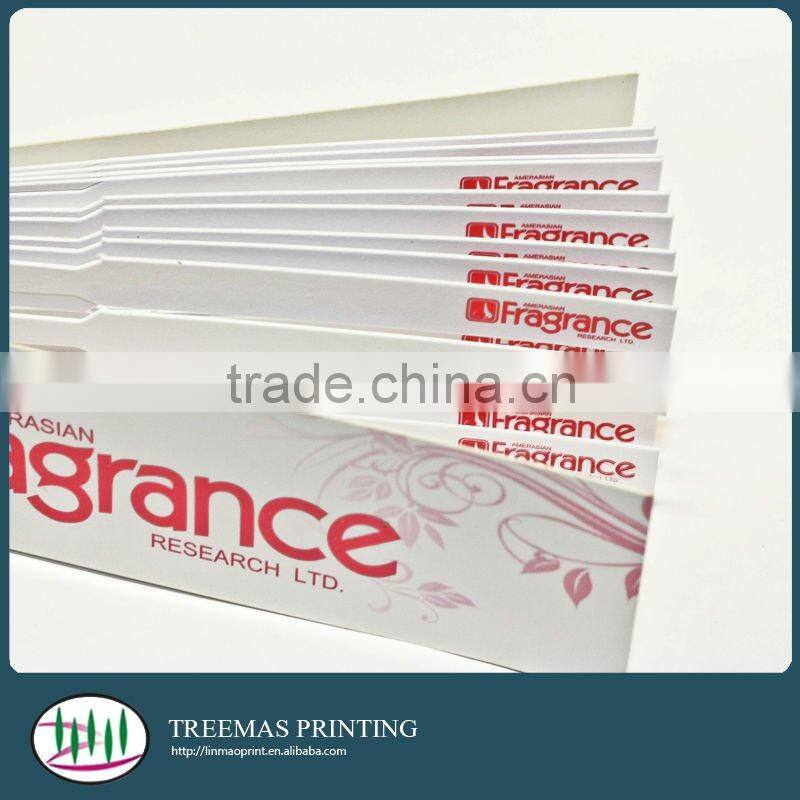 Sniffing card for frangrances