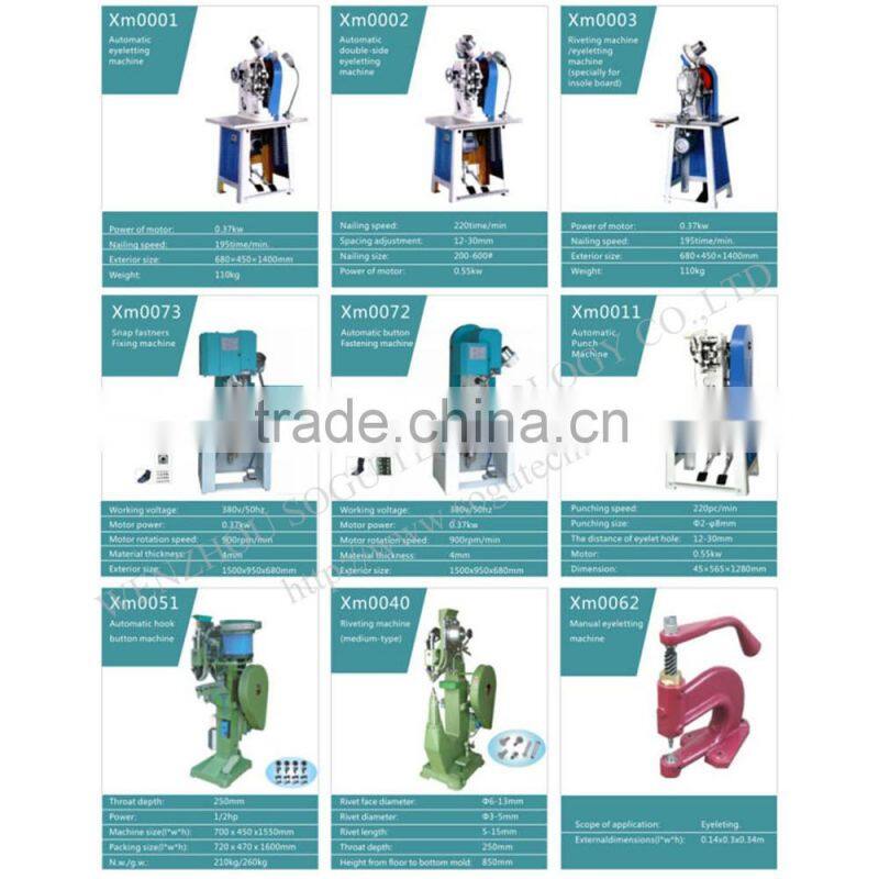 CE ISO factory manual riveting machine for shoe upper,Easy opration hand riveting machine,shoe orbital riveting machine