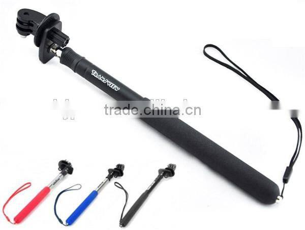 2016 Novelty Design Self Handheld Stick Monopod,Wired Audio Cable Take Pole