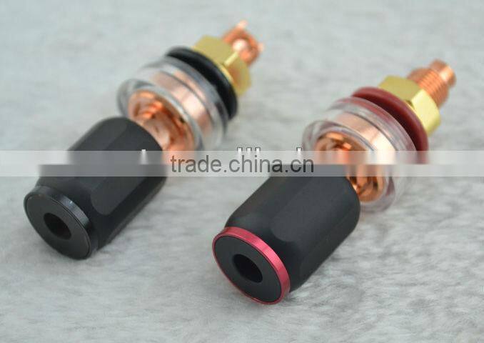 Acrolink Red copper short binding post