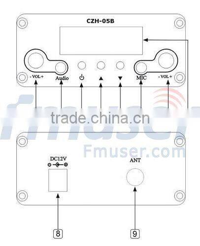 04FSN 50mw fm broadcasting transmitter