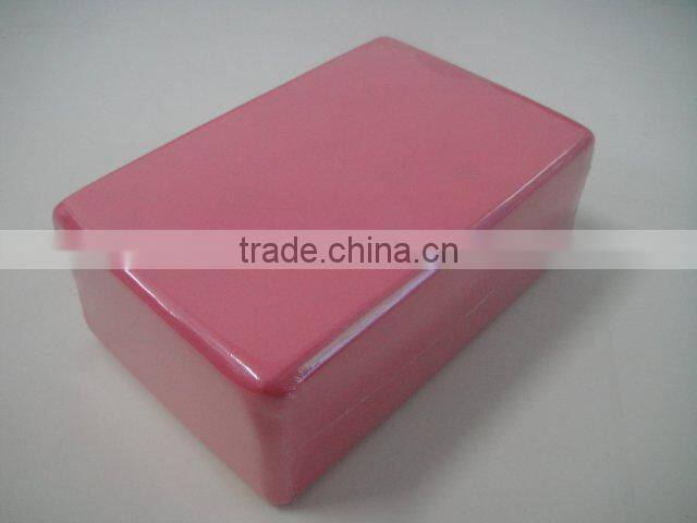 Pink EVA foam yoga fitness blocks/bricks