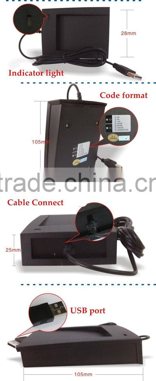 KO-CS01 Access Control Standalone Card Reader PC US