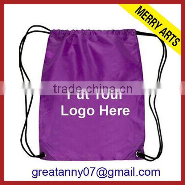 2015 new design advertising decoration fabric drawstring bag cloth drawstring bags drawstring trash bag with good quality