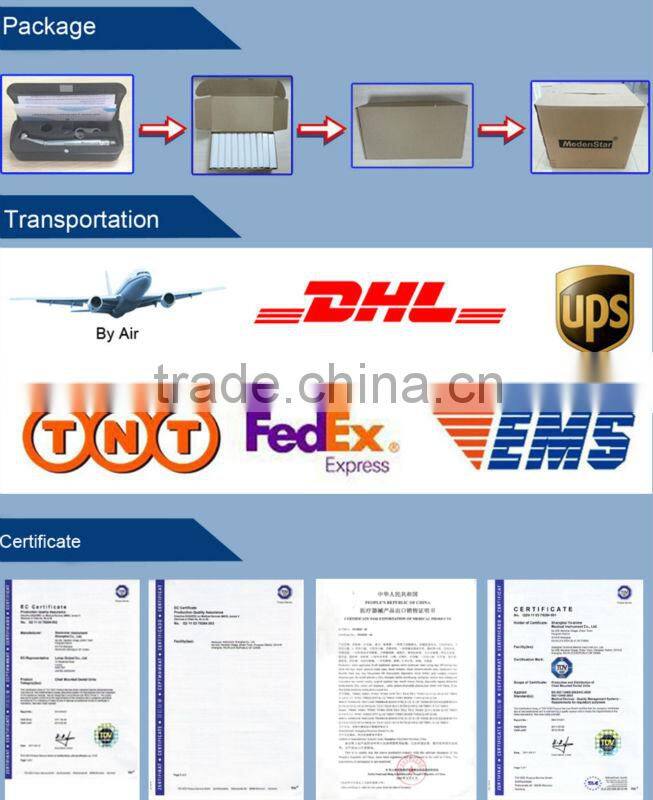 Dental supply low speed handpiece kit/dental handpiece set