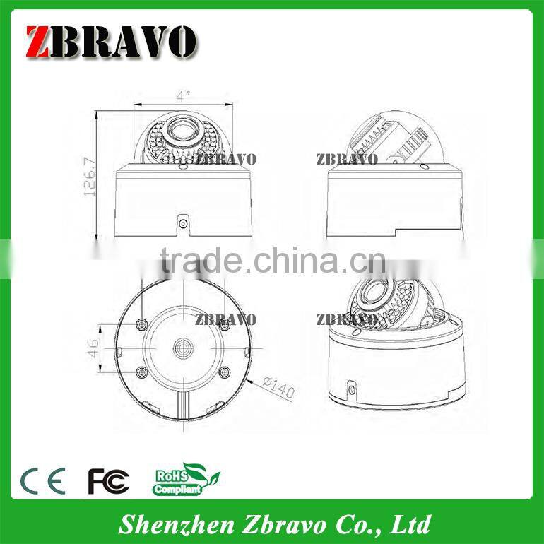 CCTV systems 2.0Megapixel Sony HD TVI camera