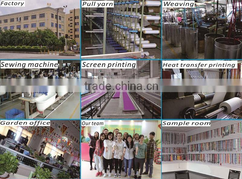 Factory cheap custom eco-friendly woven id card lanyard for nike logo