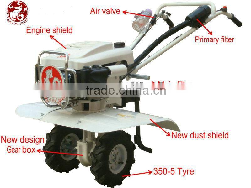 2014 New Design White High Effective Heavy Duty Garden Tillers