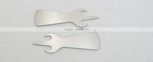 Metal die cut bottle opener