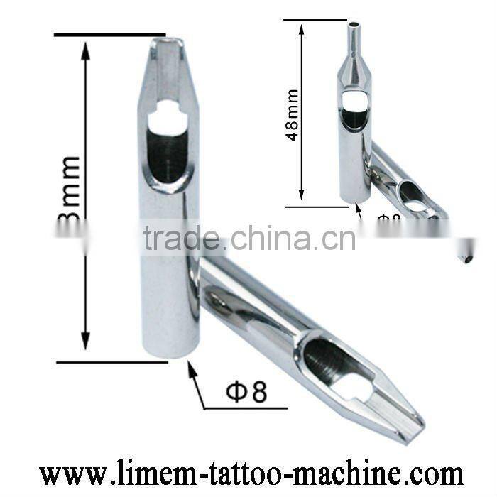 Professional Pre-made Sterile Disposable Plastic Tattoo Tips stainless stell tip