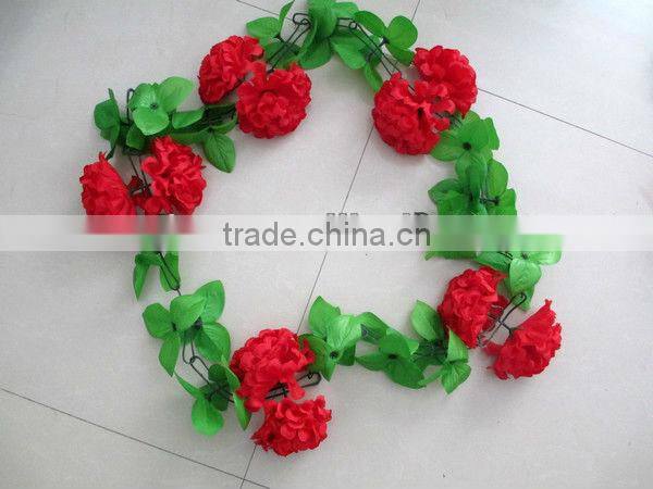 200cm 10 heads Artificial Caination Flower Vine for decoration