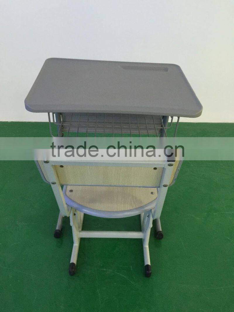 folding school desk adjustable school desk and chair modern school furniture HXZY049