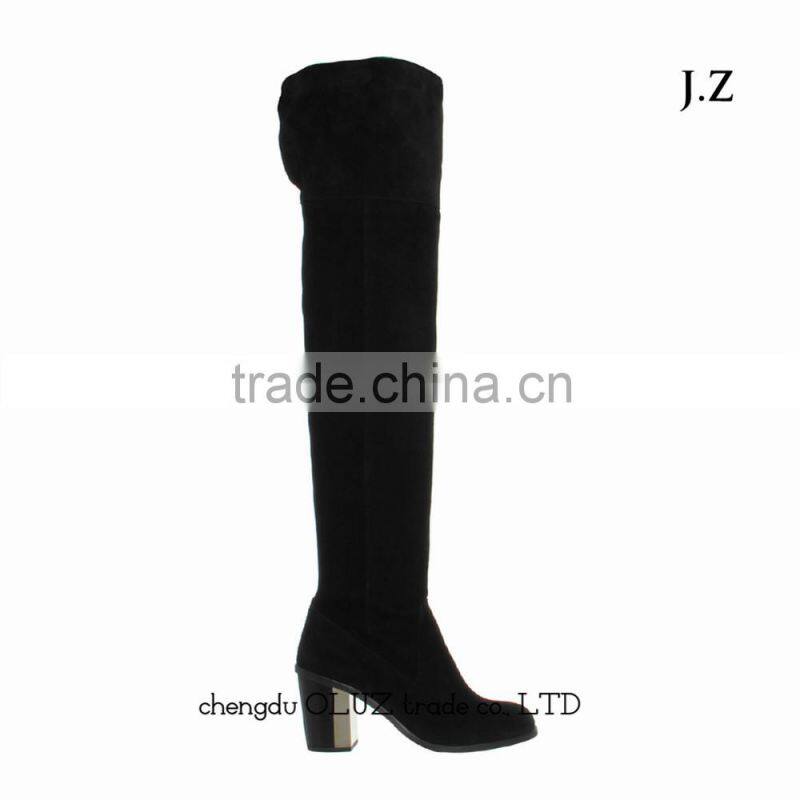 SP035 fashion style good quality boots for woman over knee boots woman high knee boot for 2014