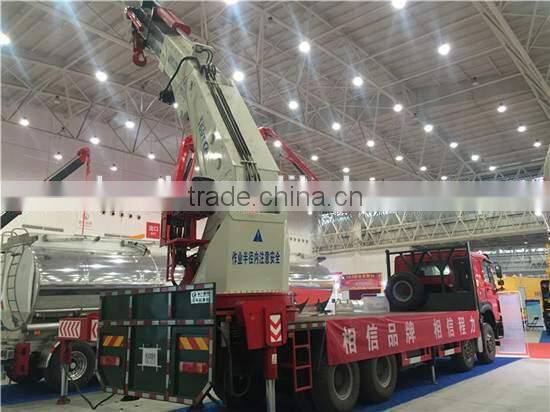 80ton 200ton Mobile Hydraulic Telescopic Boom Bucket Truck with Heavy Crane