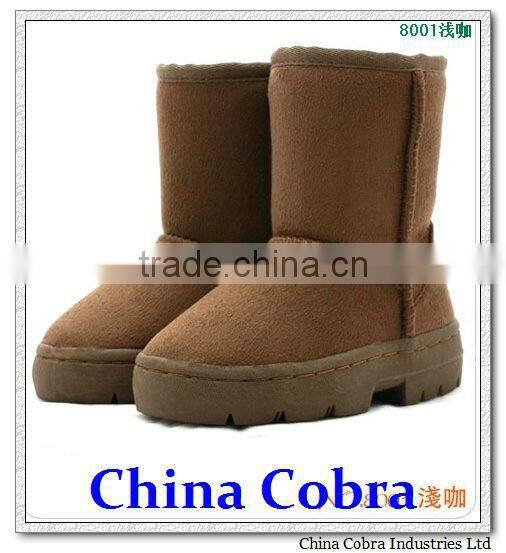 newest hotsale leather baby snow boots winter boots kids boots