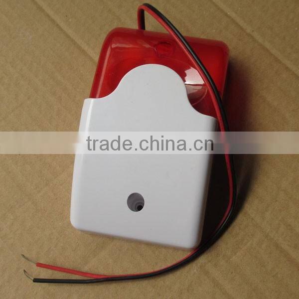 home use anti-robber emergency alarm siren with strobe 110db