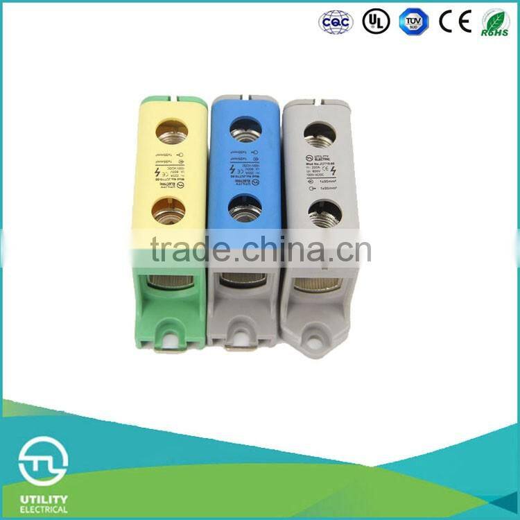UTL Manufacturer China 1 Pole 16 to 95mm Waterproof Screw Terminal Block Al220V/Cu245V