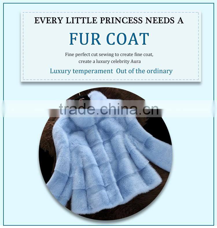 fashion design women clothes luxury artificial fur winter coat