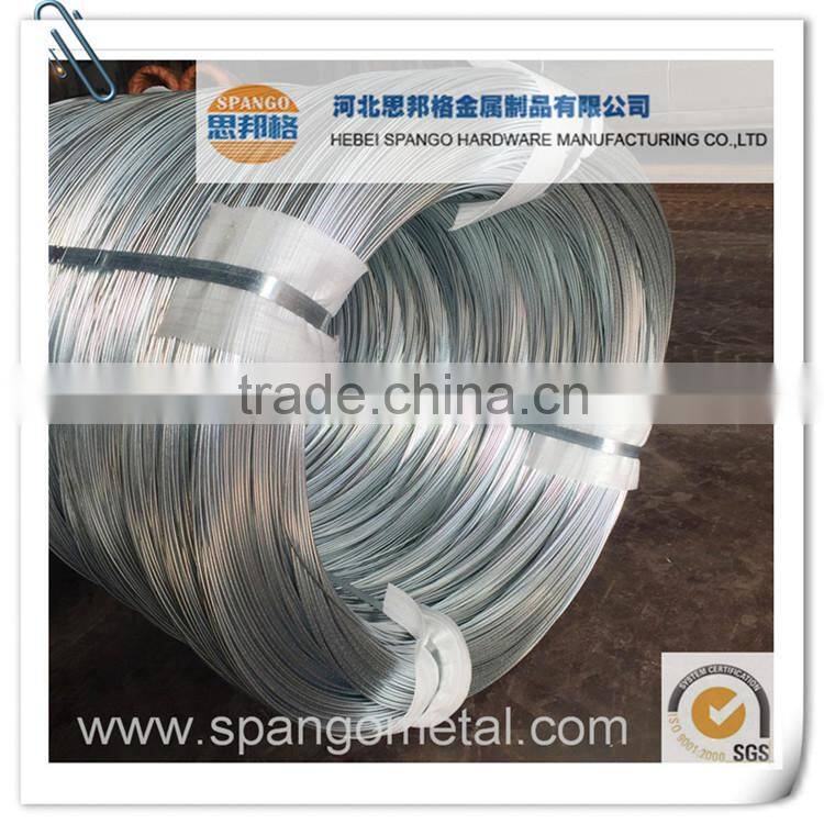 hot dipped galvanized Steel wire for armouring cable wire/size 5mm/made in China