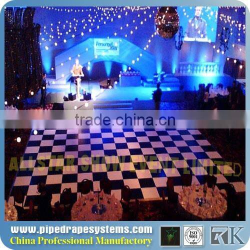beautiful diy dance floor on grass for stage