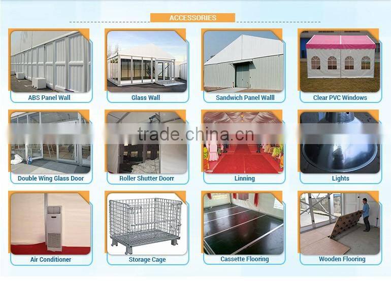 Exhibiton tents with glass windows and glass walls for outdoor activity