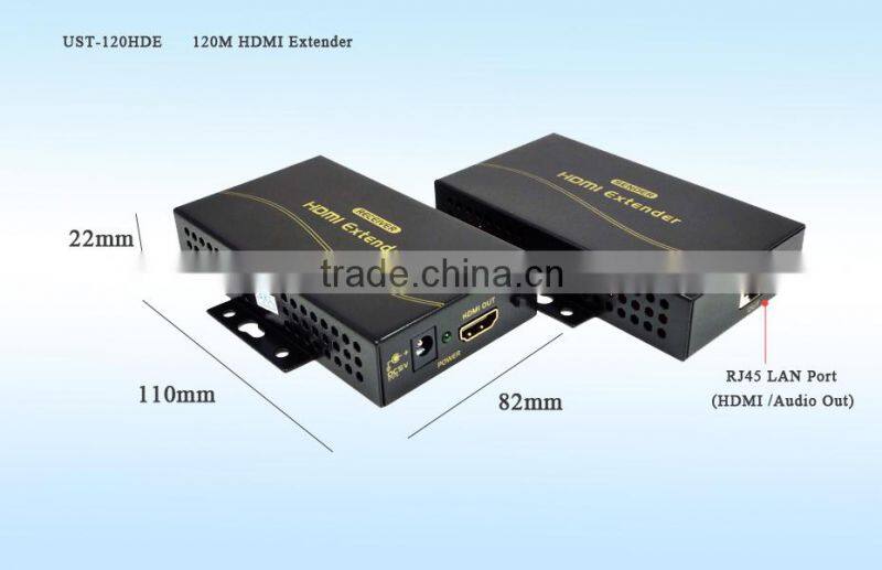 120M HD Extender over Cat5e/6 up to 1080p support 3D