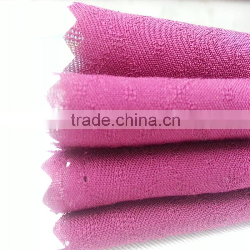 2015 xiangsheng jacquard weave date red rayon fabric