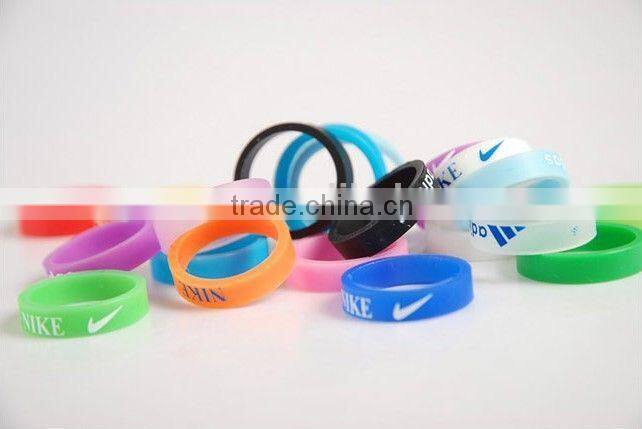 Promotional Custom silicone rubber Finger Rings
