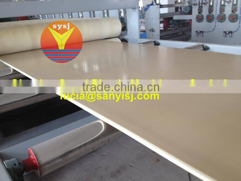New Material Plastic Formwork Extruder Machine, Recyclable PVC Construction Formwork Machinery