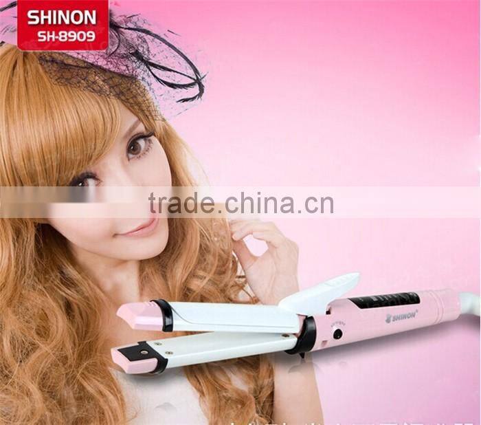 Portable electric hair curler hair straightener made in china