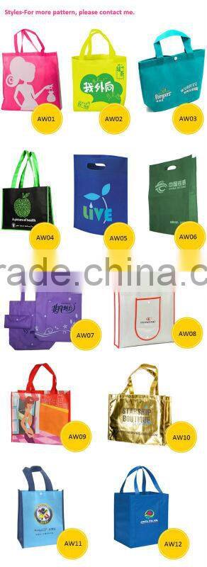 High speed promotional non woven bag