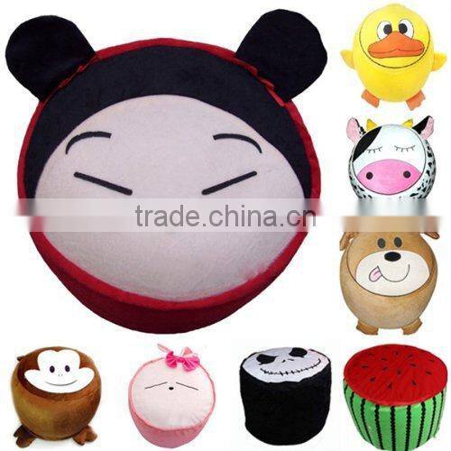 cartoon inflatable stool Pouf Chair Seat Bedroom,inflatable sofa chair