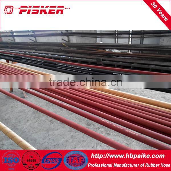 two high tensile fibre braided hydraulic hose