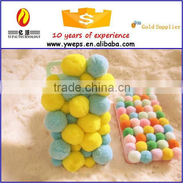 DIY Toys Acrylic Plush Yellow Pompons