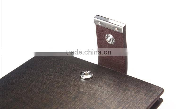 Fashion brand leather card holder with metal chain, multi-purpose holder