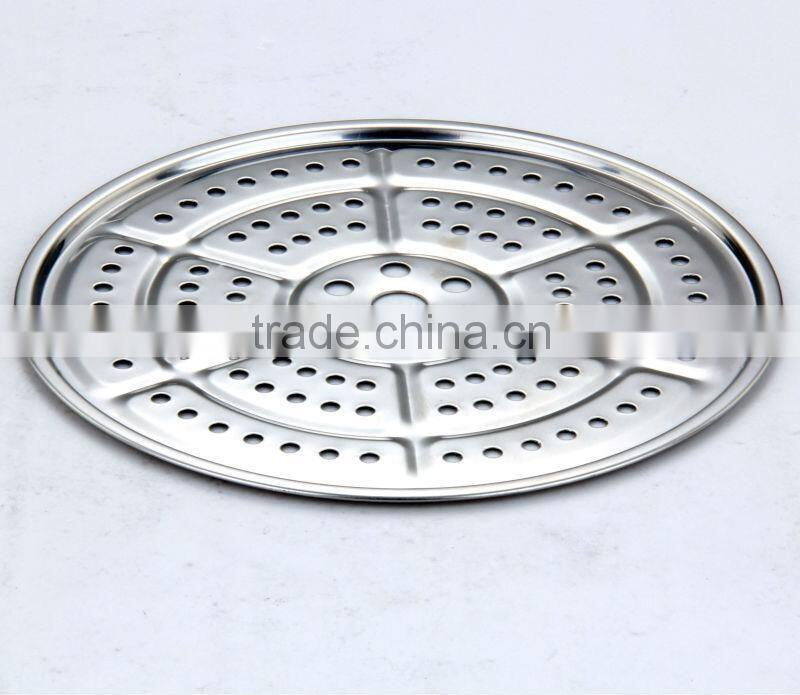 Stainless Steel Steamer with 2 layer grates cookware