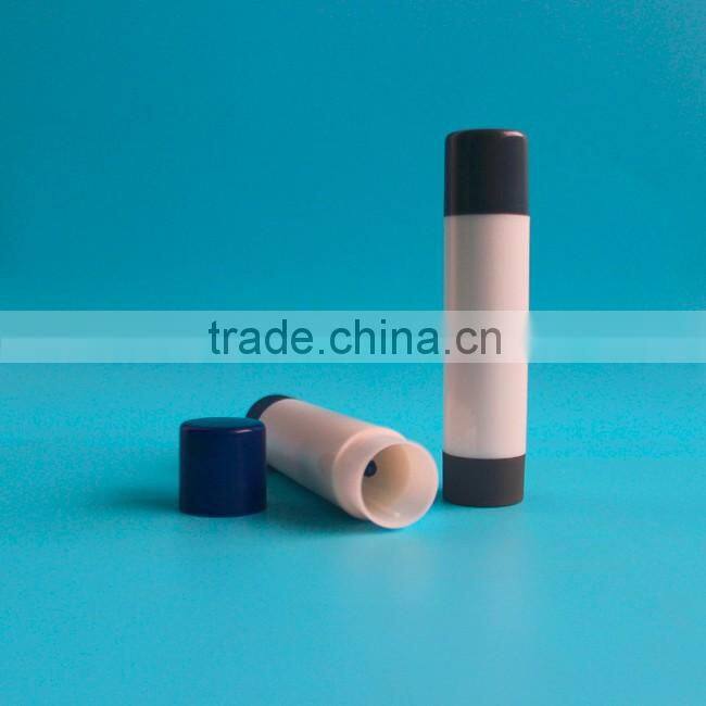 6g colorful Sturdy Plastic Empty Lip Balm Tubes Containers with Lid Caps