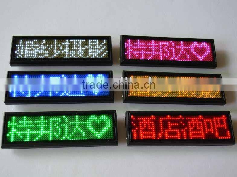 Mini LED name board, LED name badge