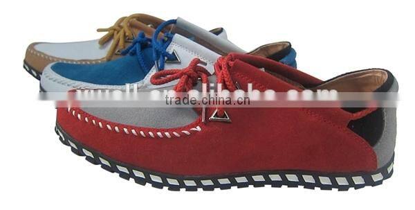 2016 new lace-up men leather casual shoes men sneaker