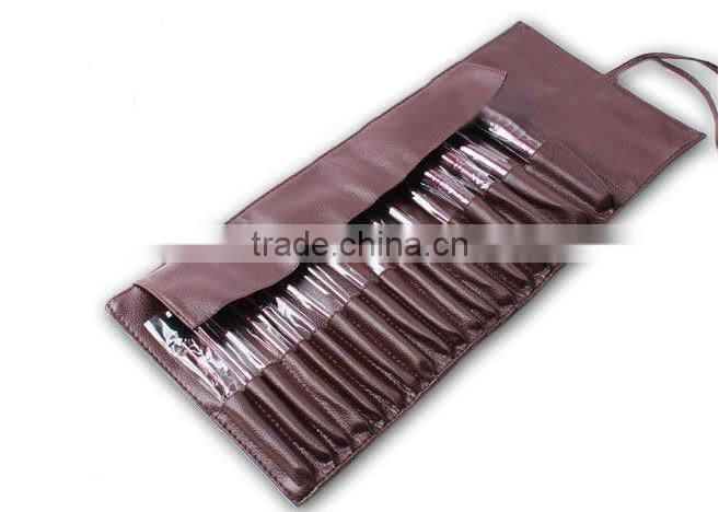 25pcs Top Quality Natural Wooden Handle Cosmetic Brush