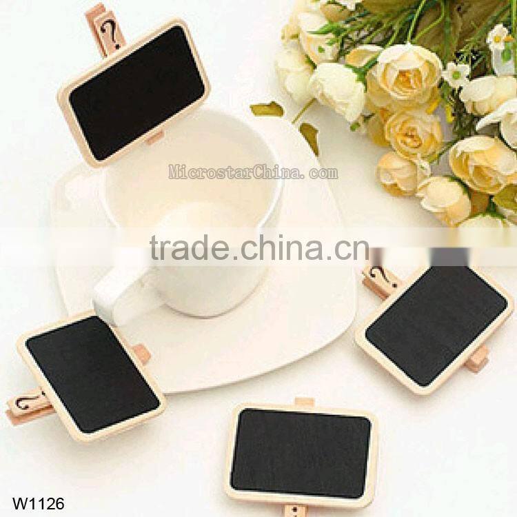 Creative mini blackboard message standard price card table vertical blackboard Decoration